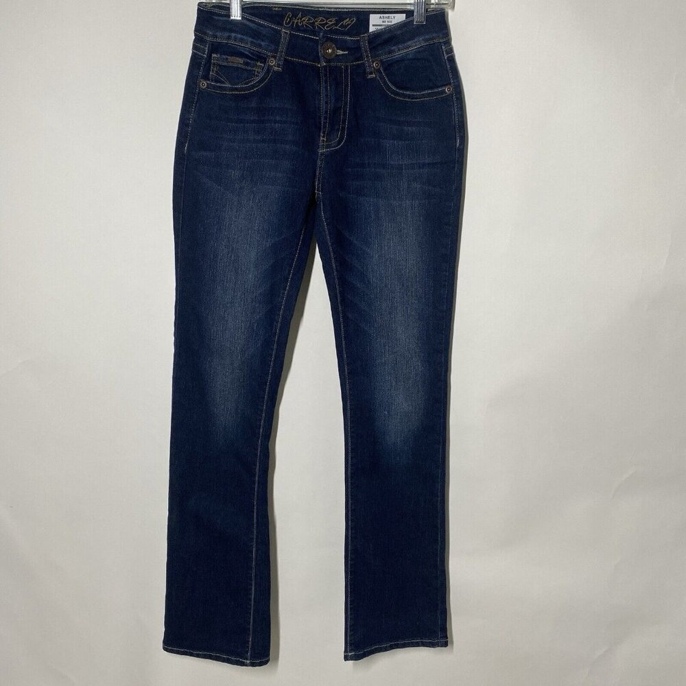 Carreli Jeans Women 27 Ashley Boot Cut High Rise 34"L Dark Wash Denim